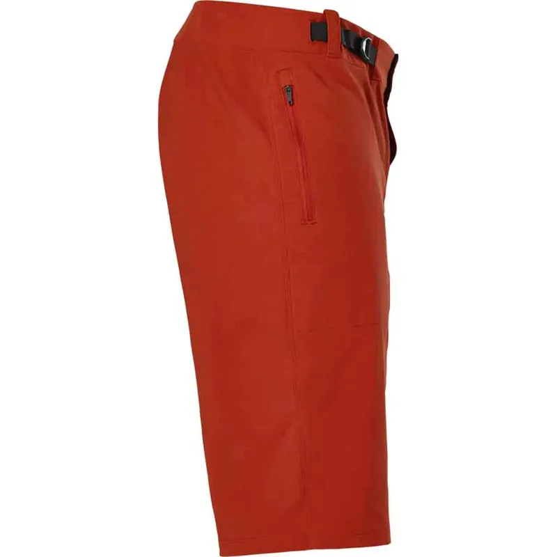 Fox Ranger Mens MTB Short with Liner in Red-3