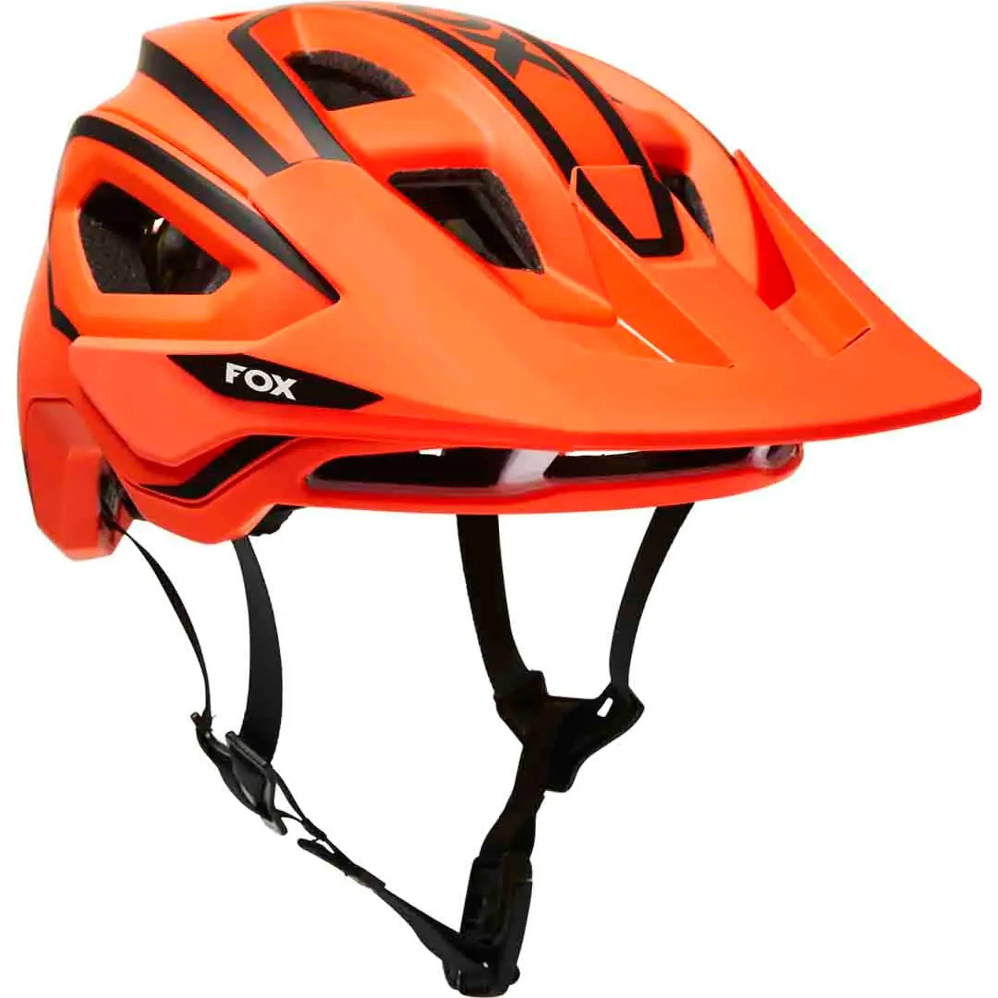 Fox SpeedFrame Pro Dvide Mountain Bike Helmet in Fluro Orange
