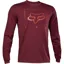 Fox Ranger Jersey DR MD Lunar Long Sleeve In Dark Maroon