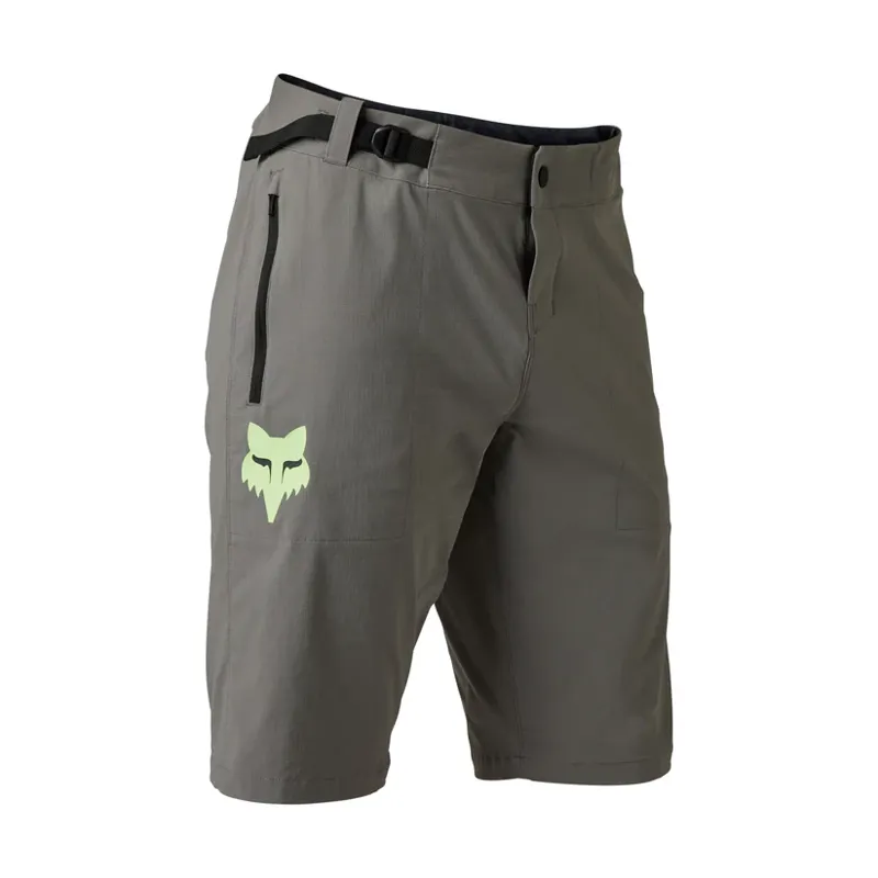 Fox Ranger Lite SG Mens MTB Shorts with Liner in Pewter