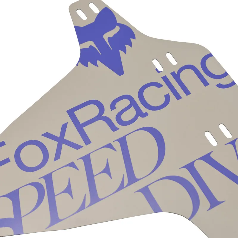 Fox Mud guard Front MTB Vintage in White-1