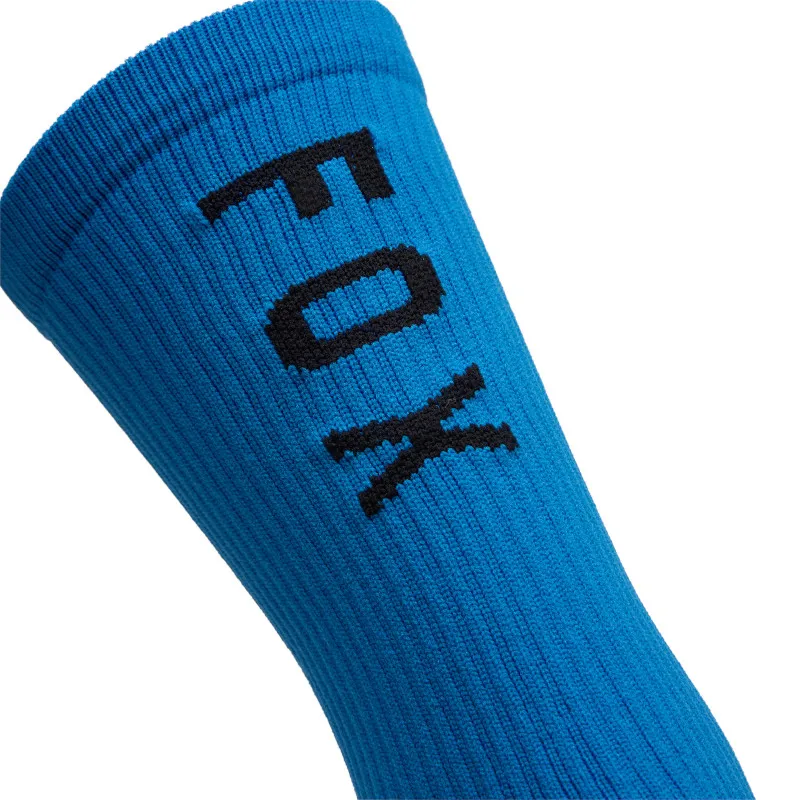 Fox Ranger 8in Socks in Blue Jewel-1