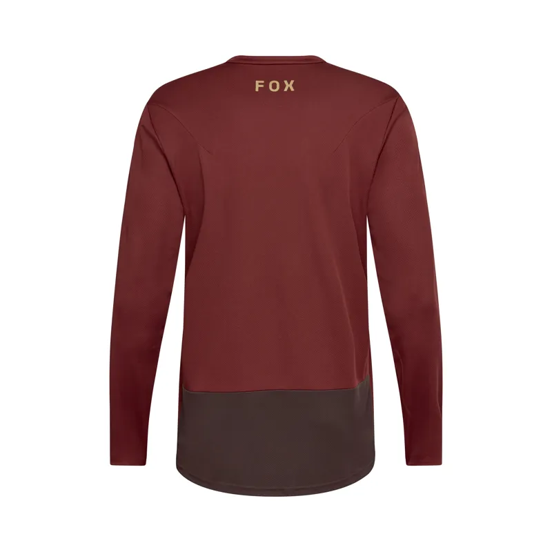 Fox Ranger Fox Head Long Sleeve Mens Jersey in Rust-1