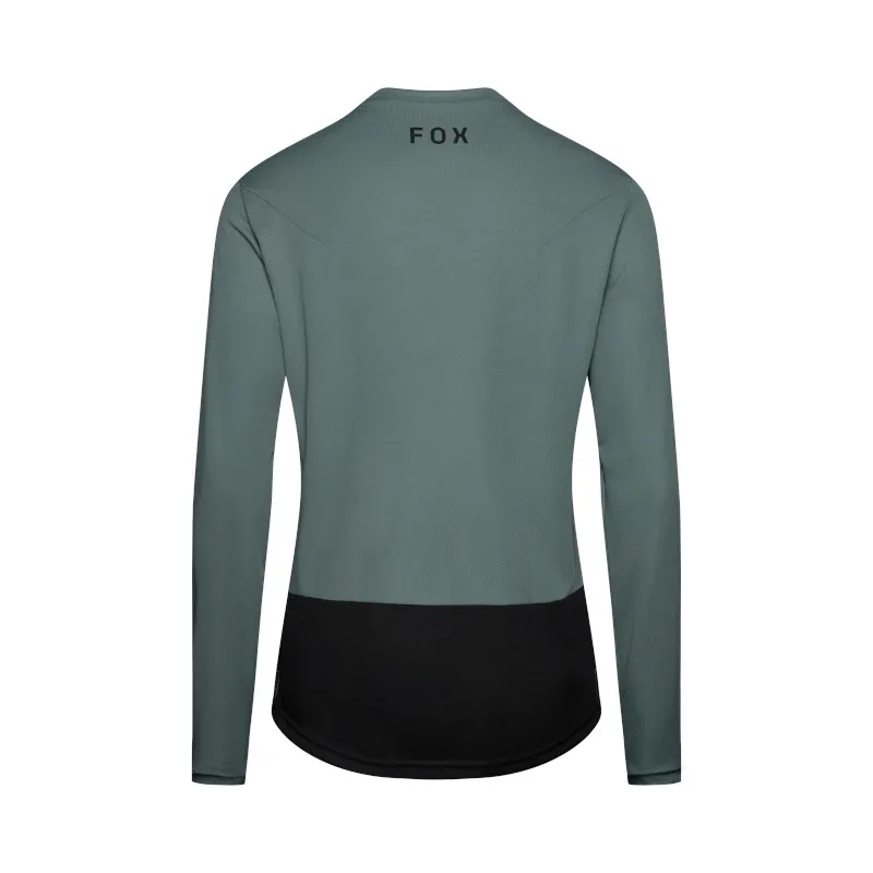 Fox Ranger Fox Head Long Sleeve Mens Jersey in Sage Green-1