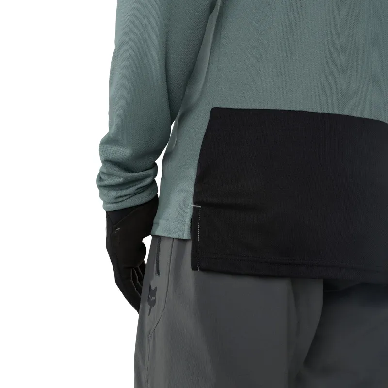 Fox Ranger Fox Head Long Sleeve Mens Jersey in Sage Green-5