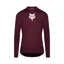Fox Ranger Fox Head Long Sleeve Mens Jersey in Dark Maroon