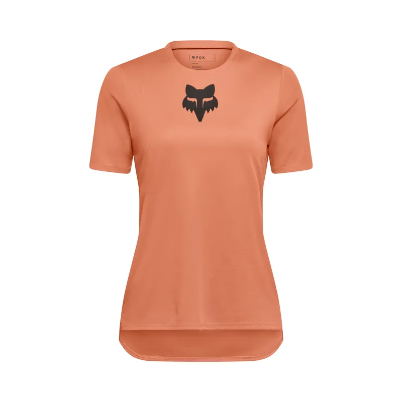Fox Womens Ranger Short Sleeve Jersey in Coral