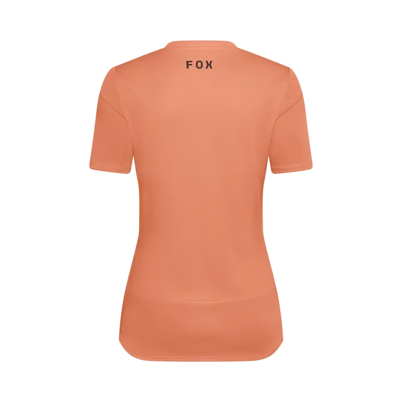Fox Womens Ranger Short Sleeve Jersey in Coral-1
