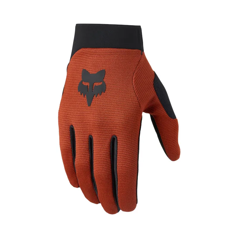 Fox Ranger Full Finger Gloves in Amber Scarlet