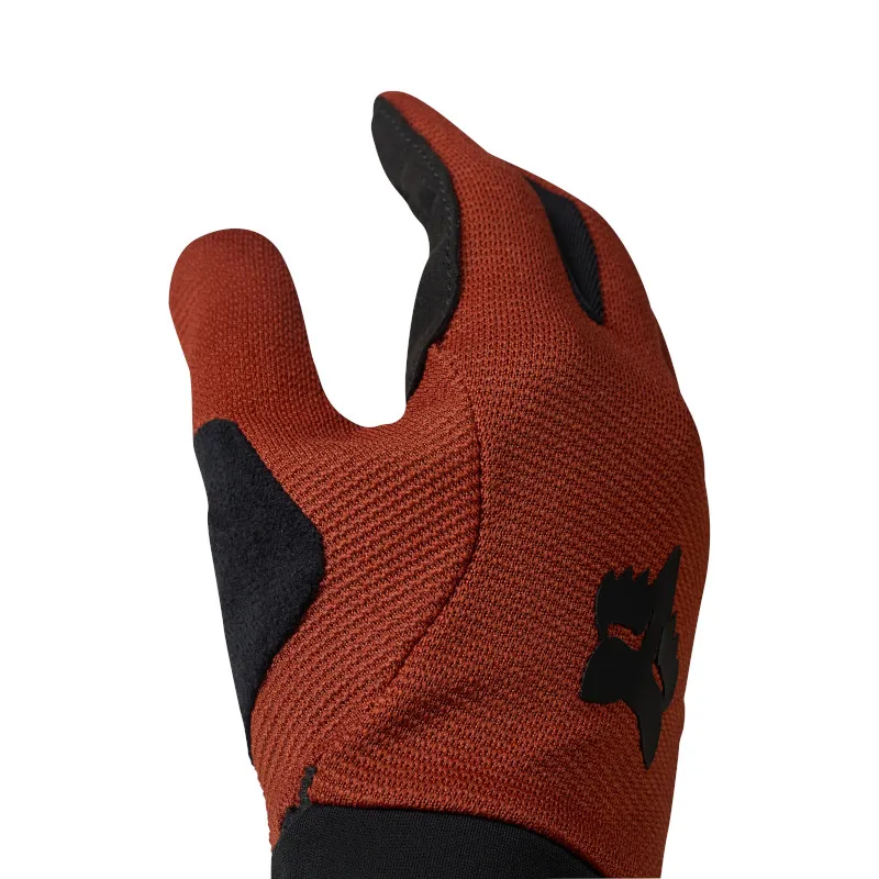 Fox Ranger Youth Full Finger Gloves in Amber Scarlet-3