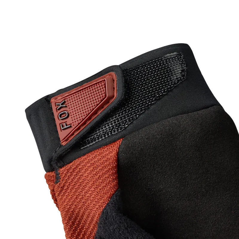 Fox Ranger Youth Full Finger Gloves in Amber Scarlet-4