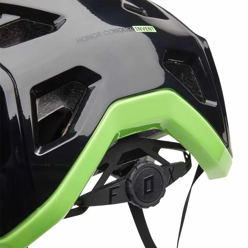 Fox Speedframe Pro 50th Year Anniversary Trail Helmet in Black/Green-7
