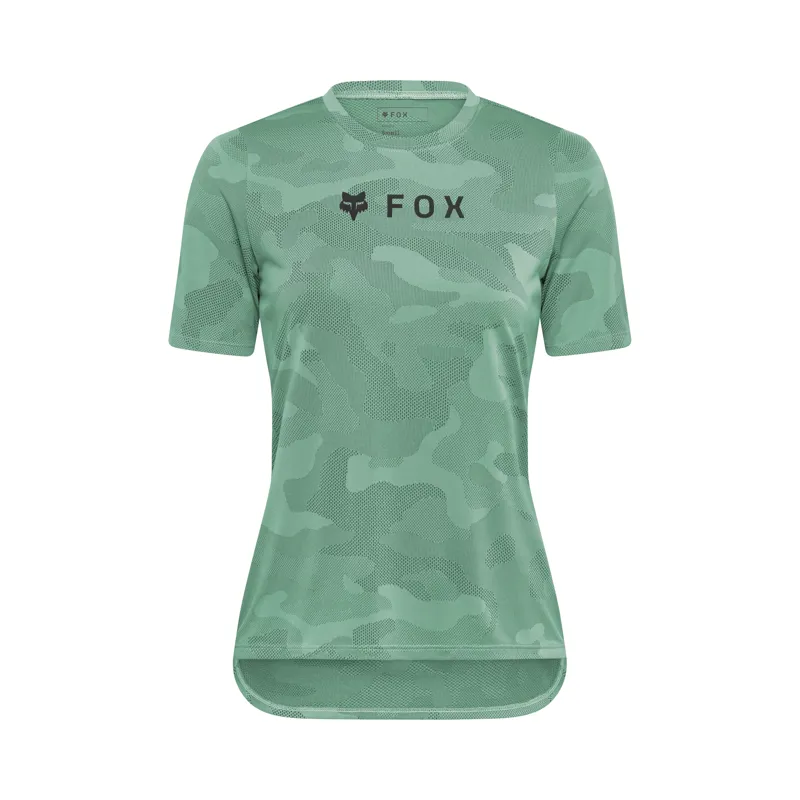 Fox Womens Ranger Tru Dri Short Sleeve MTB Jersey in Pine