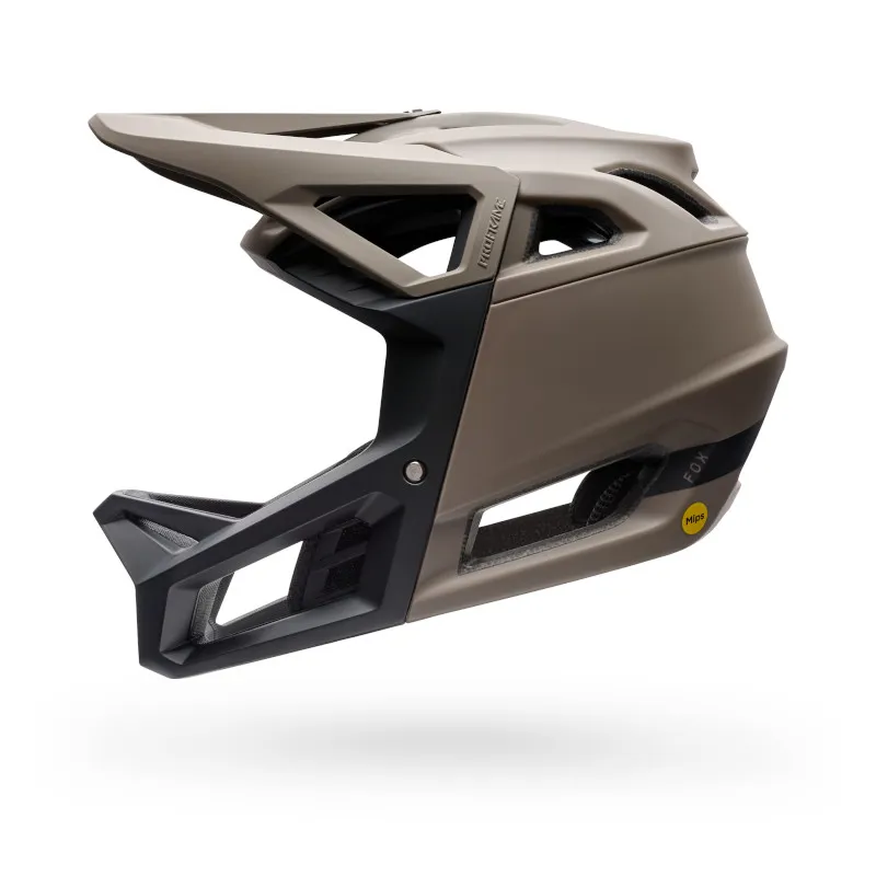 Fox Proframe Fullface MTB Helmet in Solid Nutmeg-3