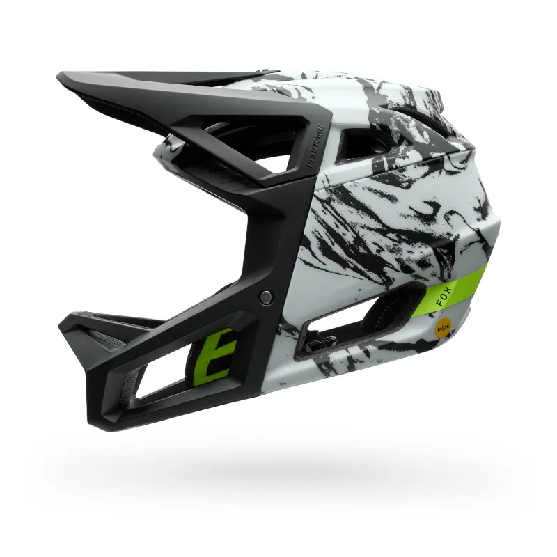 Fox Proframe Thrive Fullface MTB Helmet in White-3