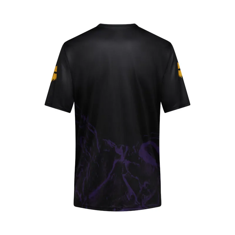 Fox Ranger Image Feel Short Sleeve Mens MTB Jersey in Plum-1