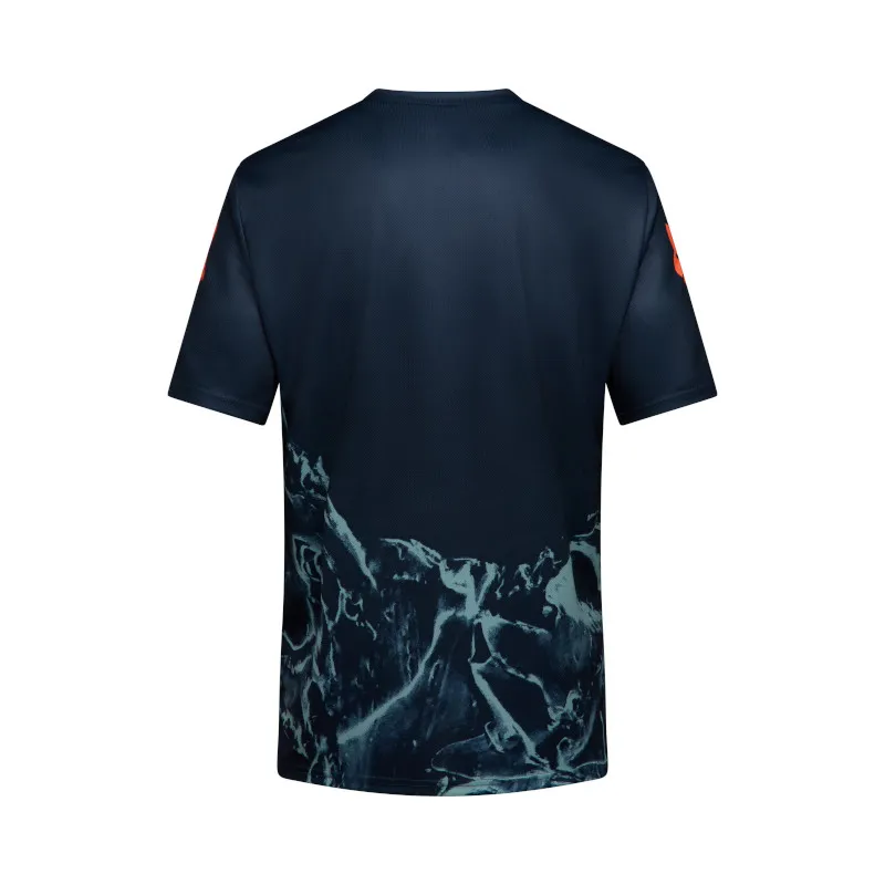 Fox Ranger Image Feel Short Sleeve Mens MTB Jersey in Arctic Blue-1