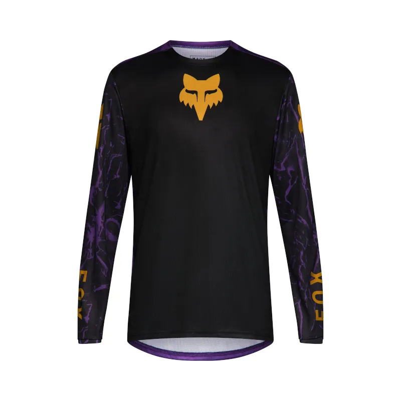 Fox Ranger Image Feel Long Sleeve Mens MTB Jersey in Plum