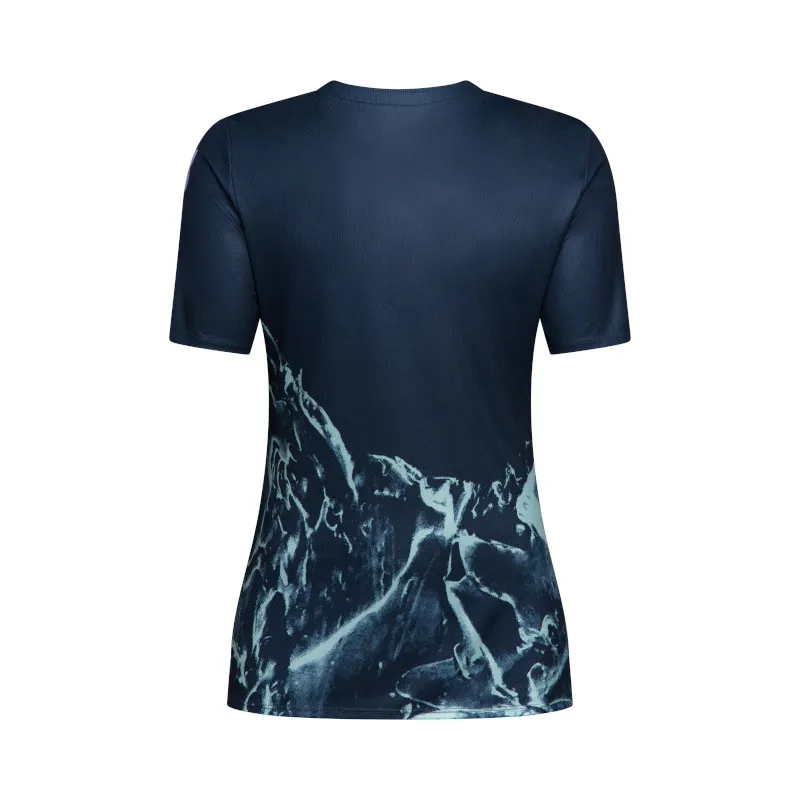 Fox Ranger Image Feel Short Sleeve Womens MTB Jersey in Arctic Blue-1