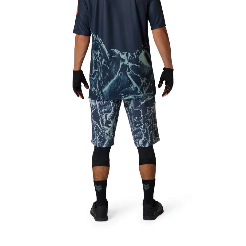 Fox Ranger MTB Shorts Image Print in Arctic Blue-5