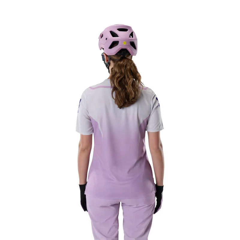 Fox Womens Ranger Short Sleeve Jersey Foundry in Lavender Drift-3