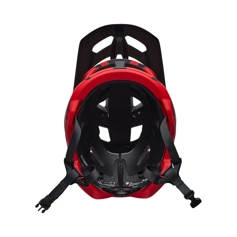 Fox Youth Speedframe Charge Mips Mountain Bike Helmet in Red-4