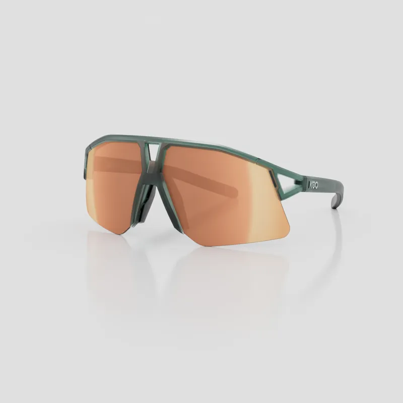 KOO HYPE Sunglasses Green Glass Matt/Copper Mirror