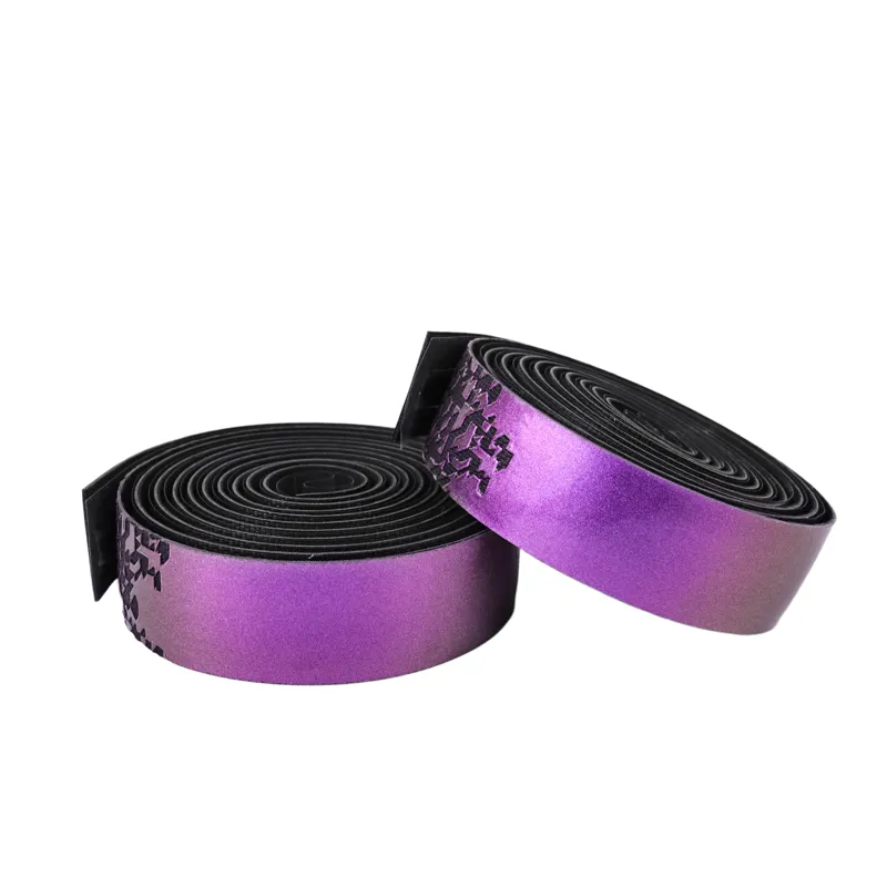 JetBlack JetWrap Silicone Bar Tape in Black/Chameleon Purple