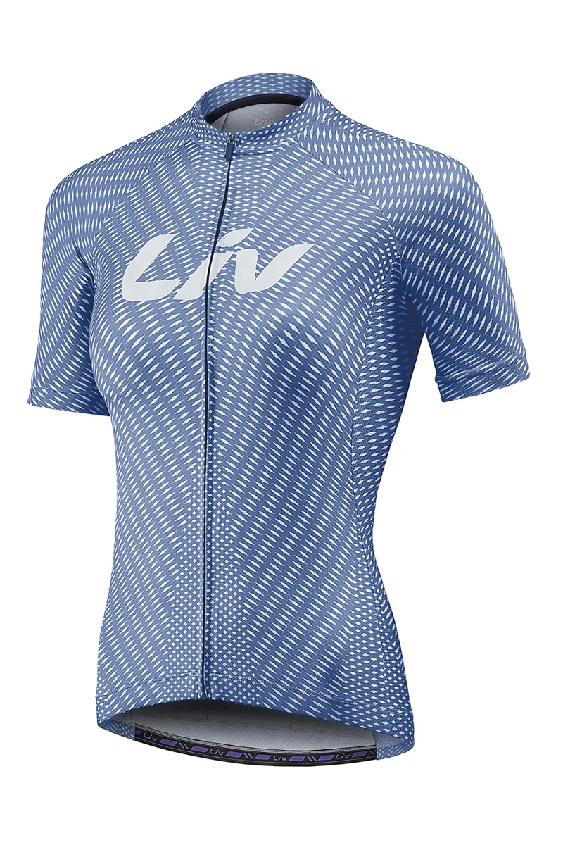 Liv Beliv Short Sleeve Womens Jersey In Aged Denim