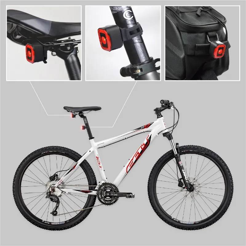 Lunar Hydra Rear Light 70 Lumen Rechargeable in Black-1