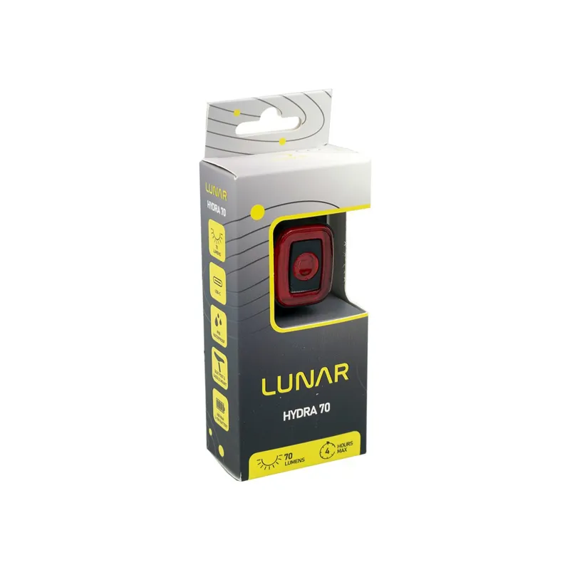 Lunar Hydra Rear Light 70 Lumen Rechargeable in Black-3