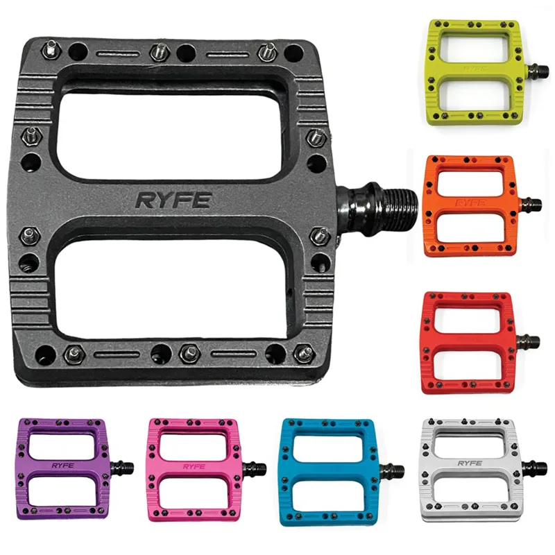 Ryfe Launcher Flat Pedal Glass Fiber Composite in Pink-1