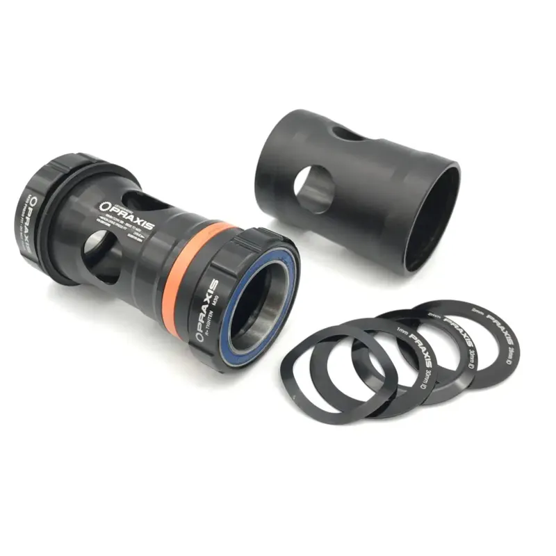 Praxis M30 Bottom Bracket BB30/PF30 68mm Road in Black-1