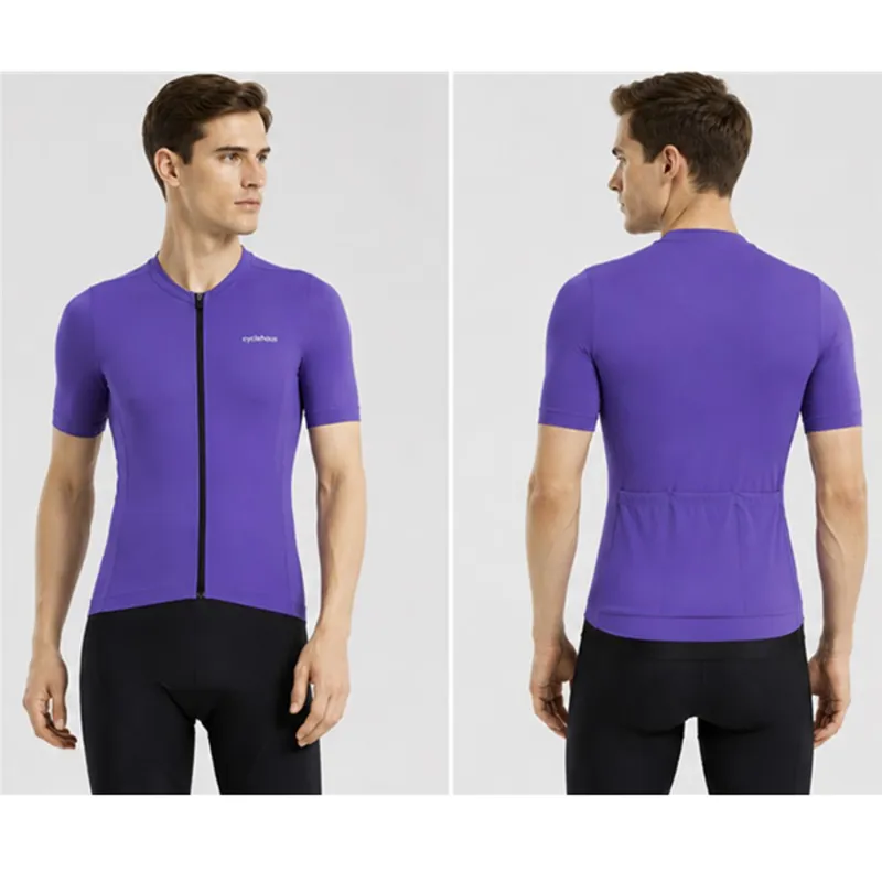 Cyclehaus Short Sleve Mens Cycling Jersey in Lilac-3