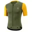 Cyclehaus Short Sleve Mens Cycling Jersey in Army Green and Turmeric