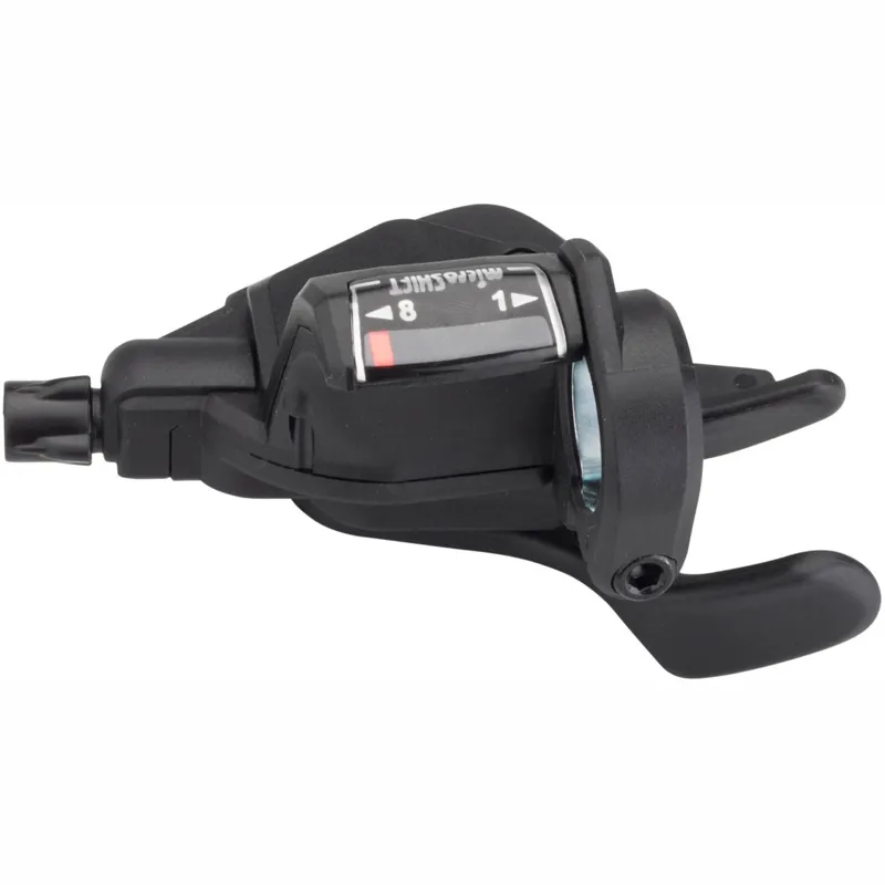 Microshift Shifter Mezzo TS39 8 Speed Right Hand Only Shimano Compatible in Black-1
