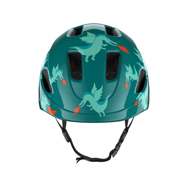 Lazer Nutz Kids Helmet With Kineticore Dragons in Green-1