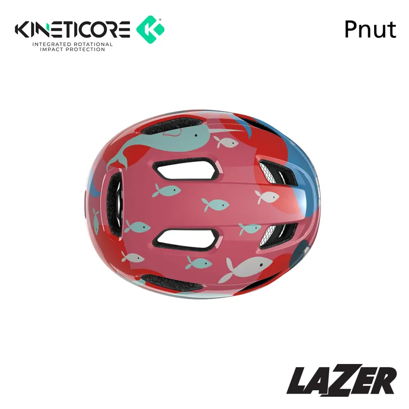 Lazer Pnut KinetiCore Kids Helmet Ocean Life-5