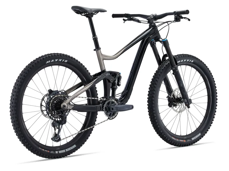 2022 Giant Trance X 1 Trail Bike in Black/Smoke Metal/Chrome-2