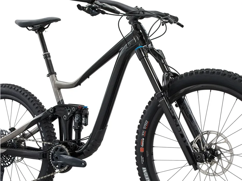 2022 Giant Trance X 1 Trail Bike in Black/Smoke Metal/Chrome-3