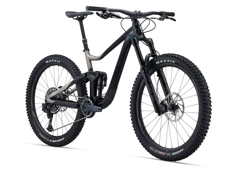 2022 Giant Trance X 1 Trail Bike in Black/Smoke Metal/Chrome-1