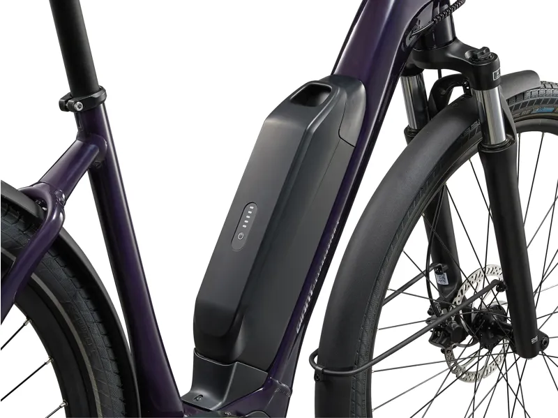 Giant Expression E+ Step-Through Electric Bike in Black Currant-4