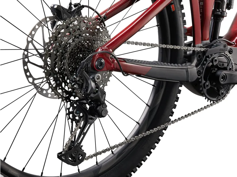 Giant Reign E+ 2 Electric Enduro Mountain Bike in Sangria-2