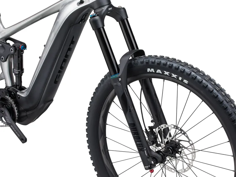 Giant Reign E+ 3 Electric Enduro Mountain Bike in Raw Aluminum-6