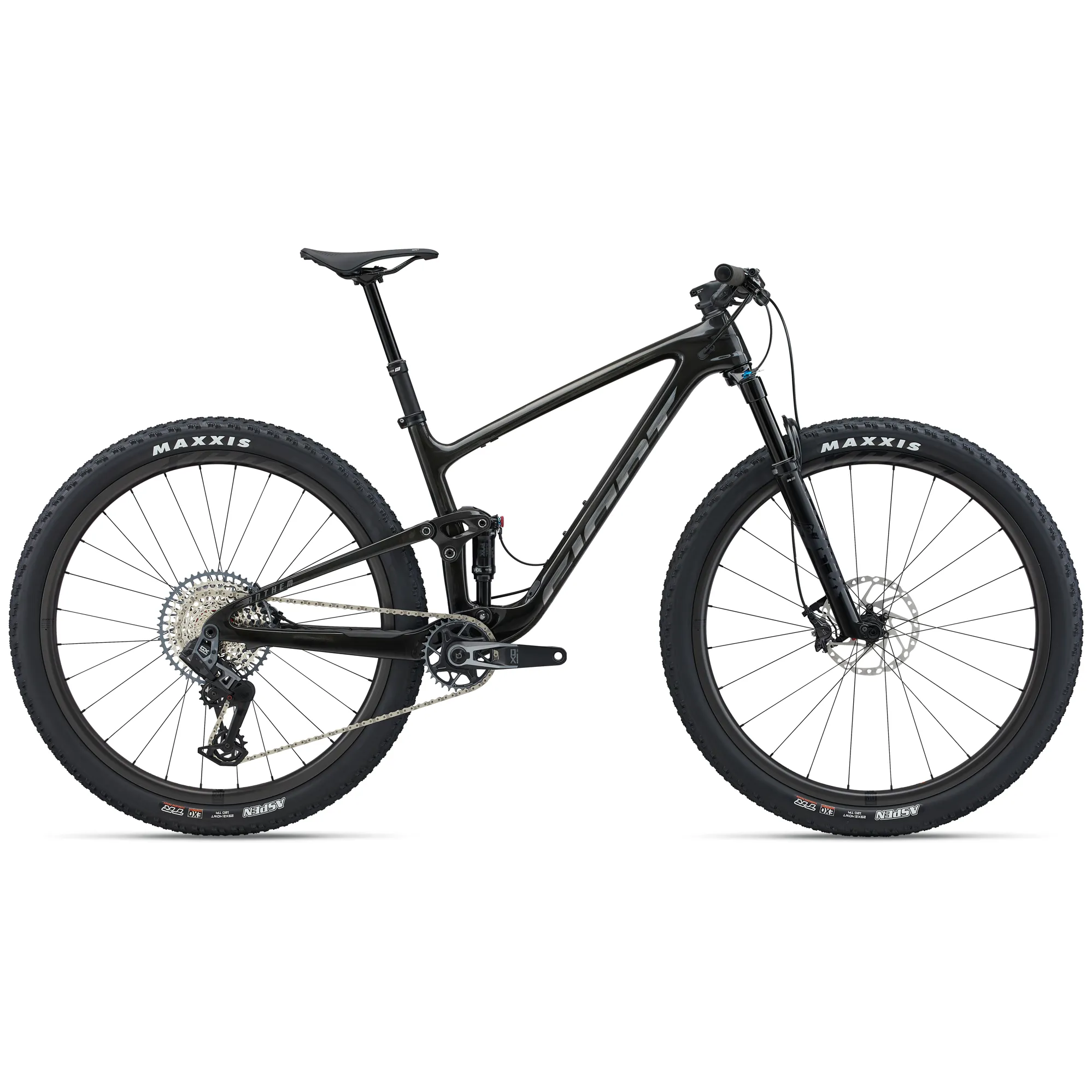 Giant Anthem Advanced 29 Cross Country Dual Suspension Mountain Bike in Raw Carbon