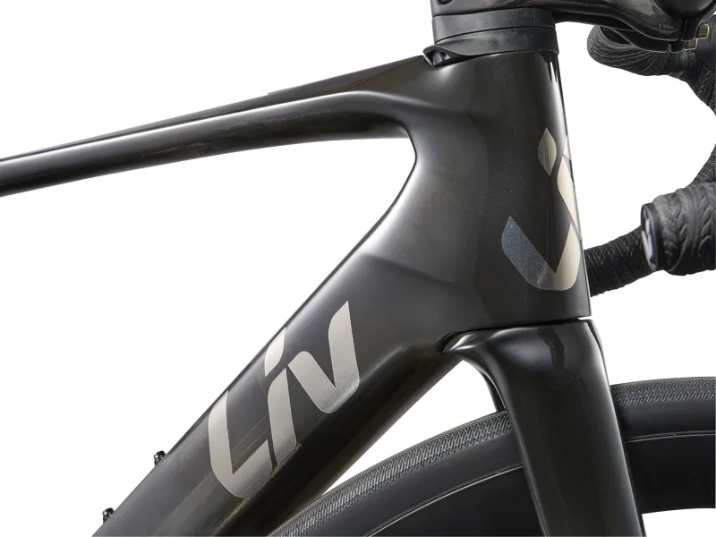 Liv Avail Advanced E+ Elite 0 Womens Electric Road Bike in Raw Carbon-7