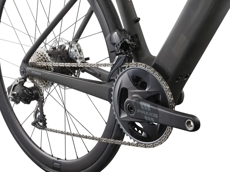 Liv Avail Advanced E+ Elite 0 Womens Electric Road Bike in Raw Carbon-8