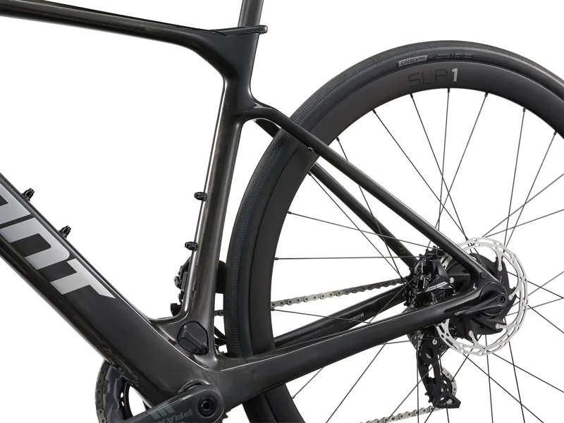 Giant Defy Advanced E+ Elite 1 Electric Road Bike in Raw carbon-9