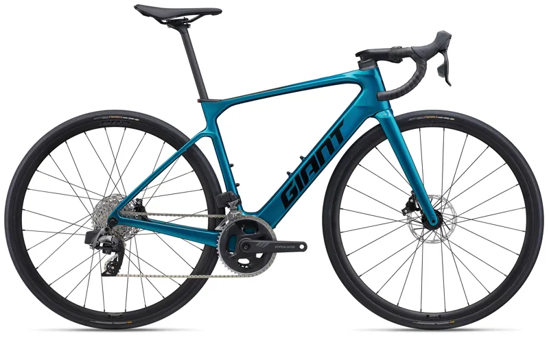Giant Defy Advanced E Elite 2 Electric Road Bike in Sea Sparkle
