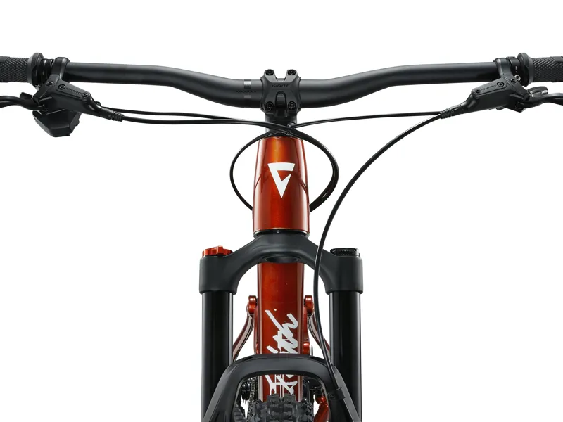 Giant Faith Kids 27.5/26 inch Mullet Dual Suspension Mountain Bike In Copper-11